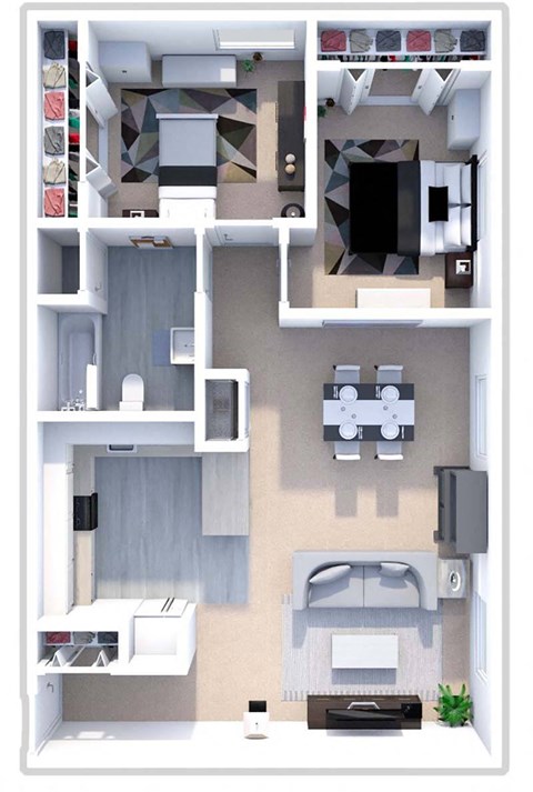 a floor plan of a house
